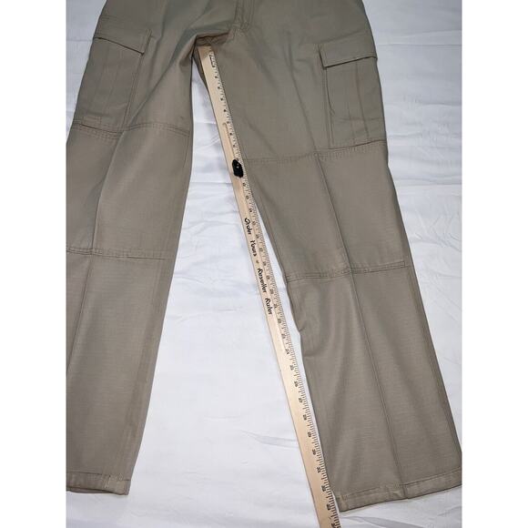 5.11 Tactical Cargo Pants Men's Size Large Tall Khaki TDU Ripstop Pockets 74003 - Picture 3 of 16